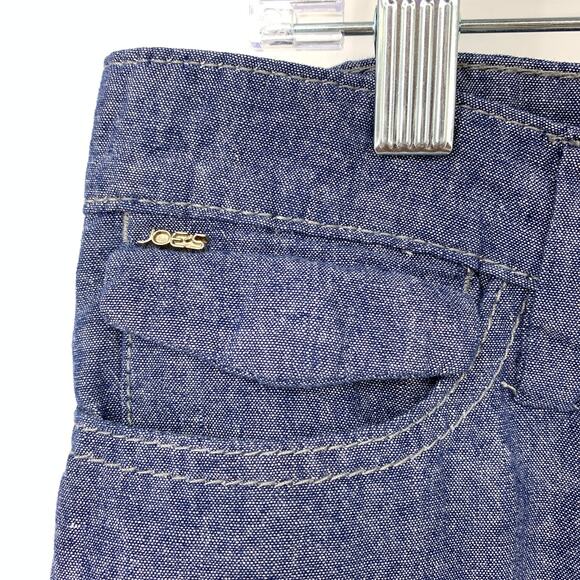 Joe's Jeans Women's Size 27 Mid Rise Wide Flare Leg Jeans Blue Chambray *READ - Picture 5 of 9